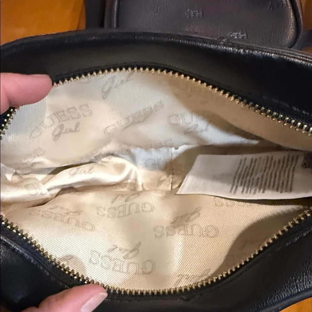 GUESS Black and Gold Star Crossbody Bag - Picture 3 of 3
